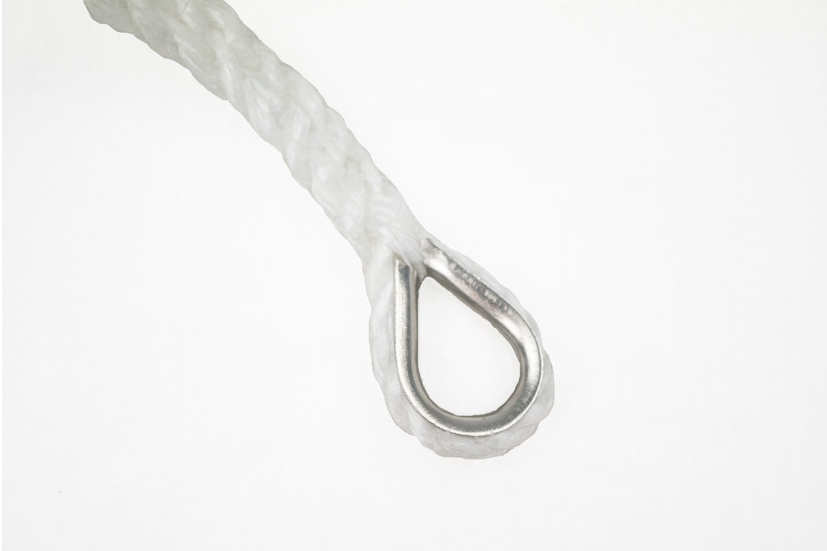 Anchor Rope with Thimble (PE Silver) – Rope Central